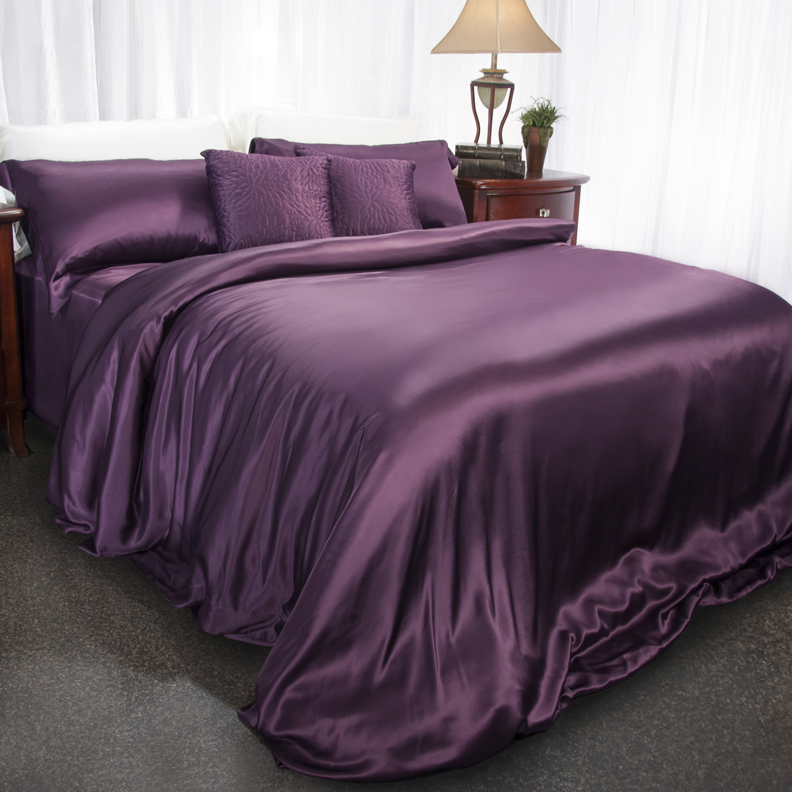 Queen Silk Duvet Covers Sets You Ll Love In 2021 Wayfair