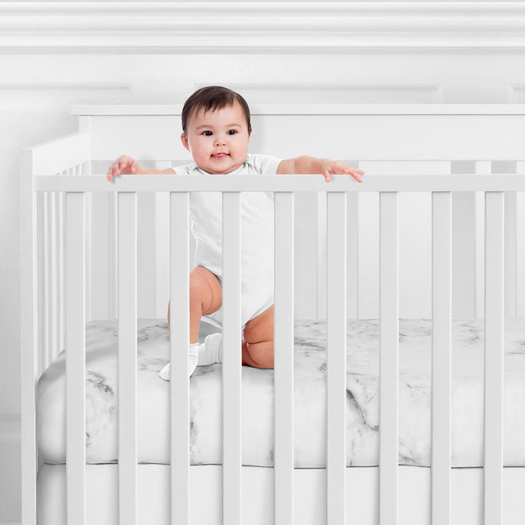 marble crib sheet
