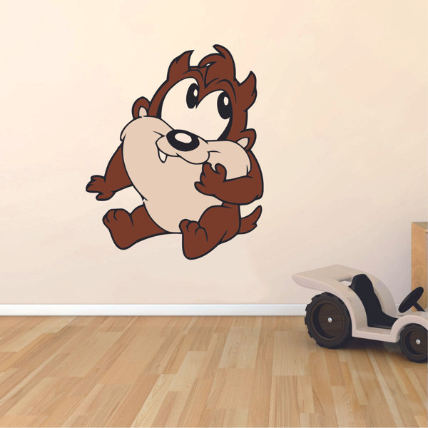 Design With Vinyl Tasmanian Devil Looney Tunes Cartoon Character Wall Decal Wayfair