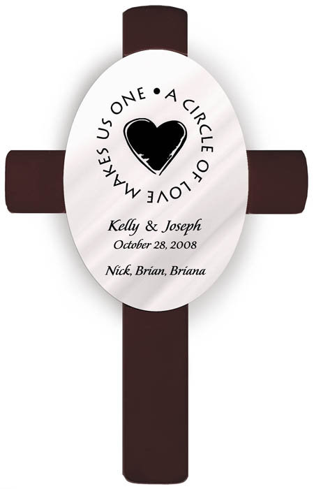 Jds Personalized Gifts Personalized Gift Oval Wedding Cross Second Marriage Wall Decor Wayfair