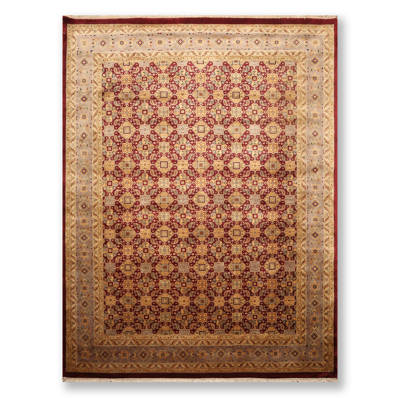 Bloomsbury Market One Of A Kind Eloisa Hand Knotted 4 10 X 7 Wool Red Beige Area Rug Wayfair