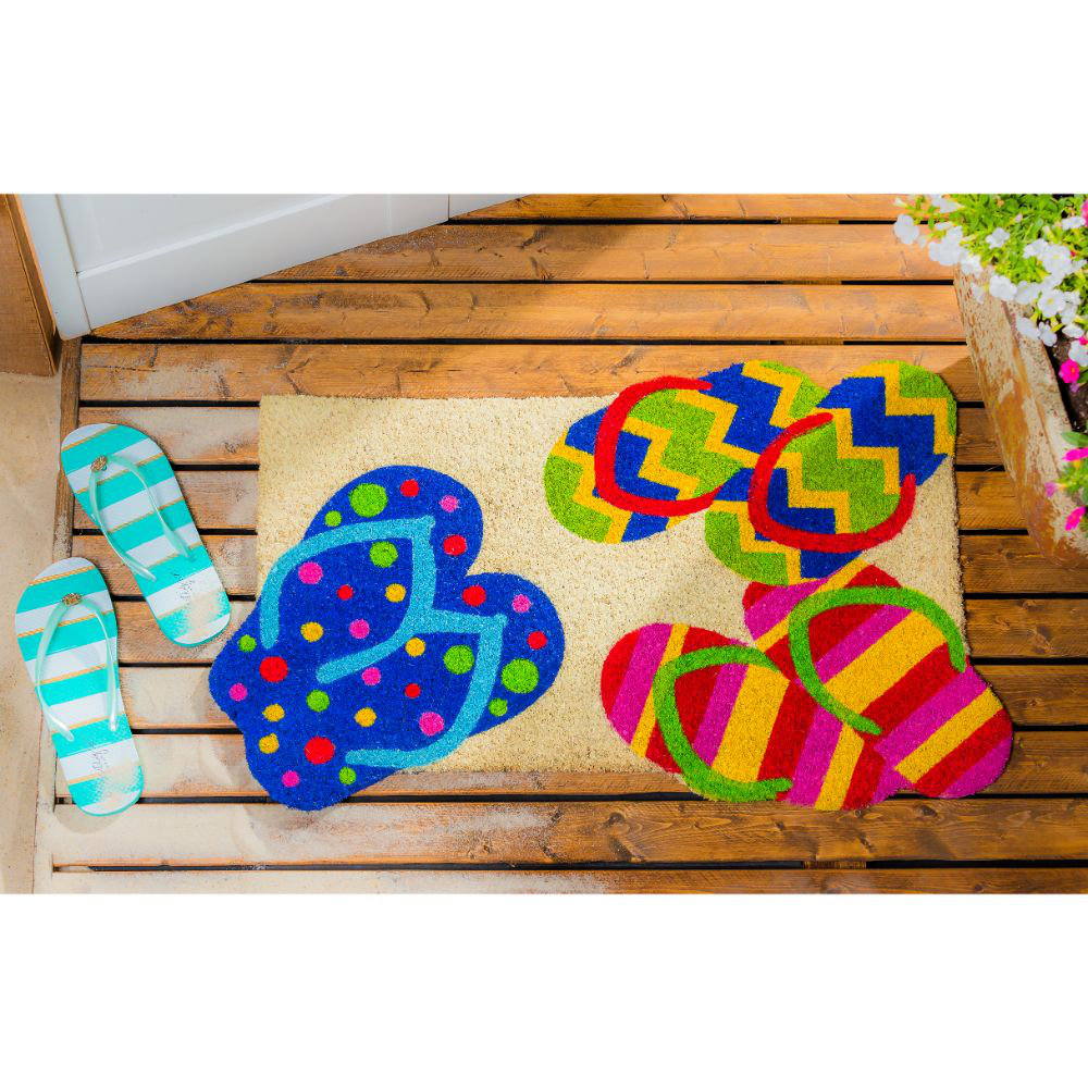 Brayden Studio Donecia Flip Flops Shaped 30 X 18 Non Slip Indoor
