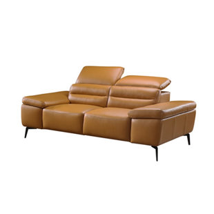 Go to store & view more images Orren Ellis Kean Leather Loveseat