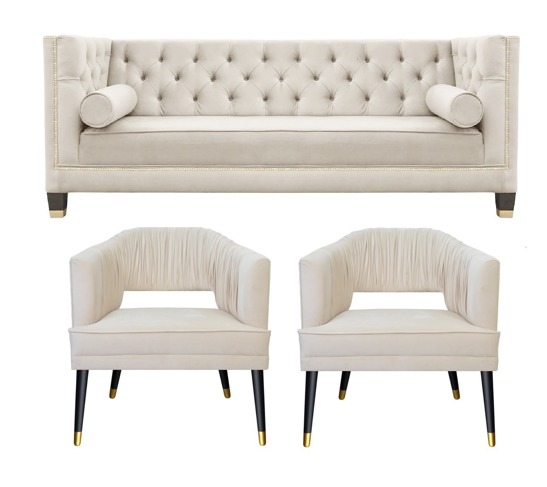 Belle Fierté Dawley 3 Piece Sofa Set Wayfair Co Uk Belle Fierté Dawley 3 Piece Sofa Set