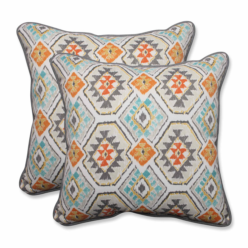 Pillow Perfect Eresha Oasis Outdoor/Indoor Throw Pillow & Reviews Wayfair