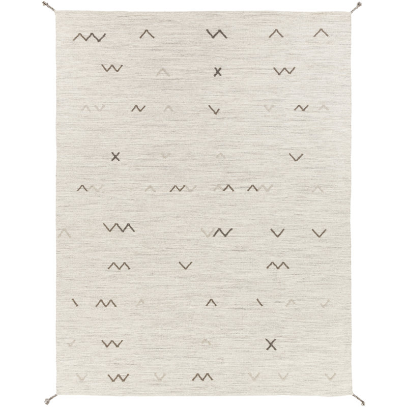 modern geometric flatweave rug