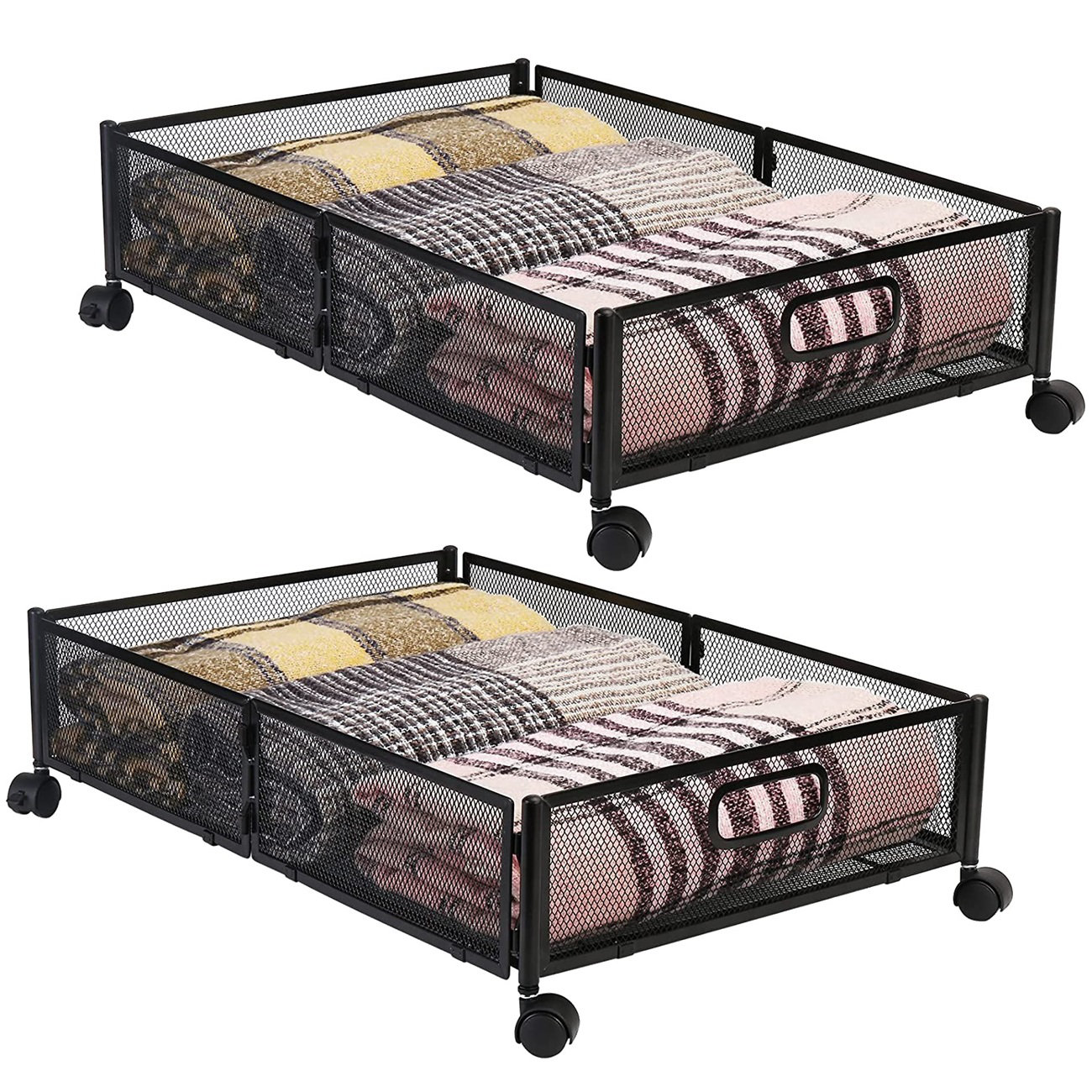 Rebrilliant Metal/Wire Underbed Storage Set Wayfair
