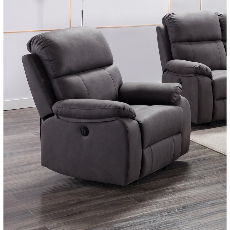 Lark Manor Talence Upholstered Electric Recliner & Reviews | Wayfair.co.uk