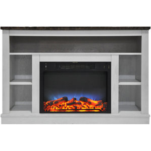 Eudora LED Electric Fireplace TV Stand by Charlton Home