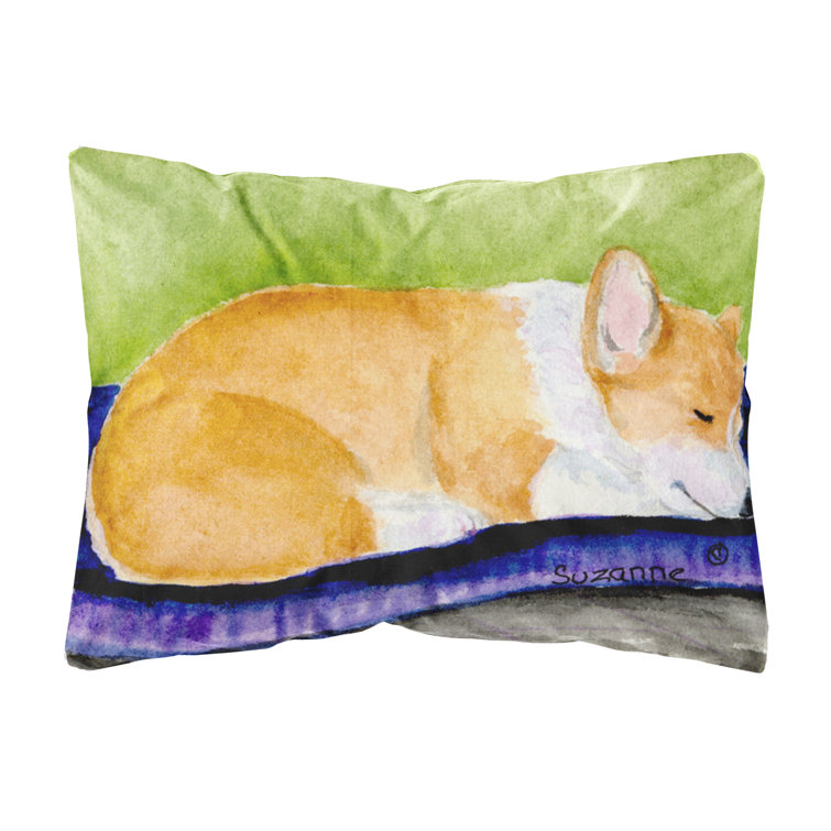 corgi throw pillow