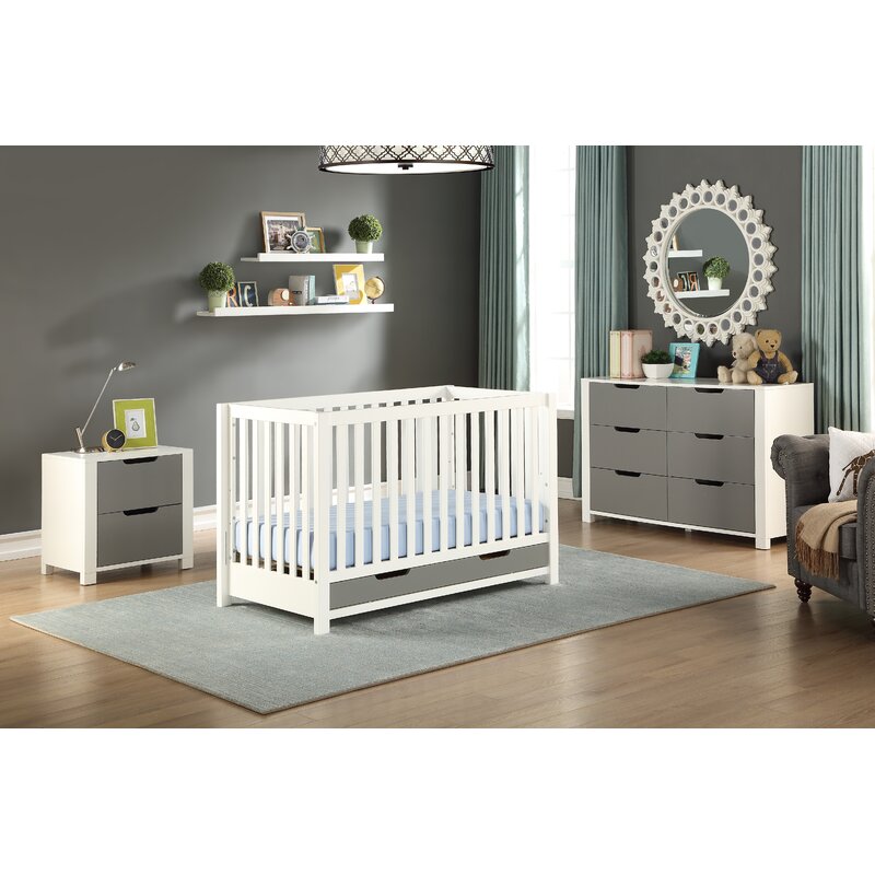 wayfair modern crib