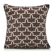 45 cm Special Edition Riva Brown Chenille Fabric FILLED Cushion Covers 18" 