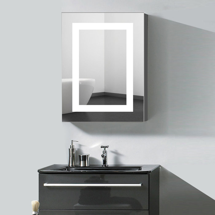 Orren Ellis Felicity Vertical Surface Mount Framed 1 Door Medicine