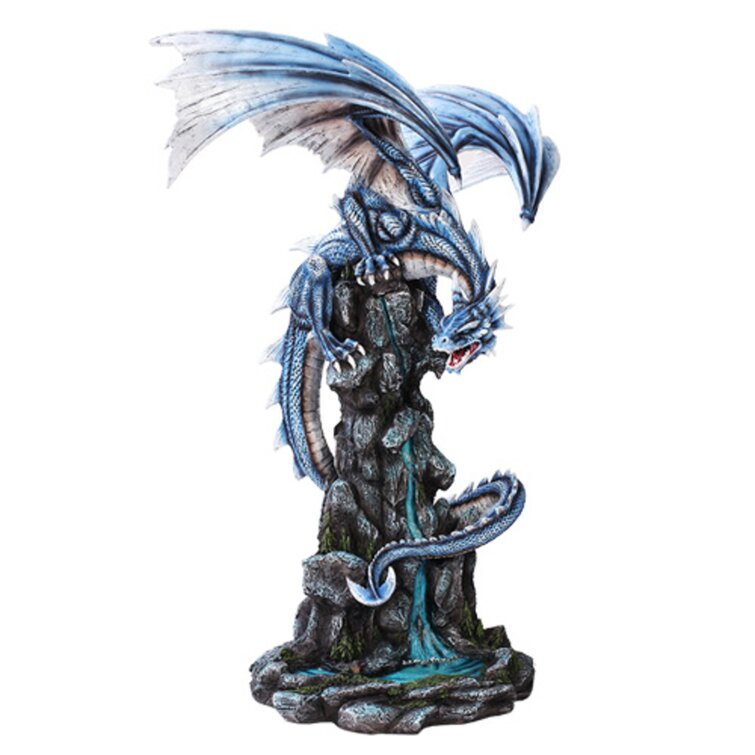 Trinx Extra Large Water Dragon Statue | Wayfair