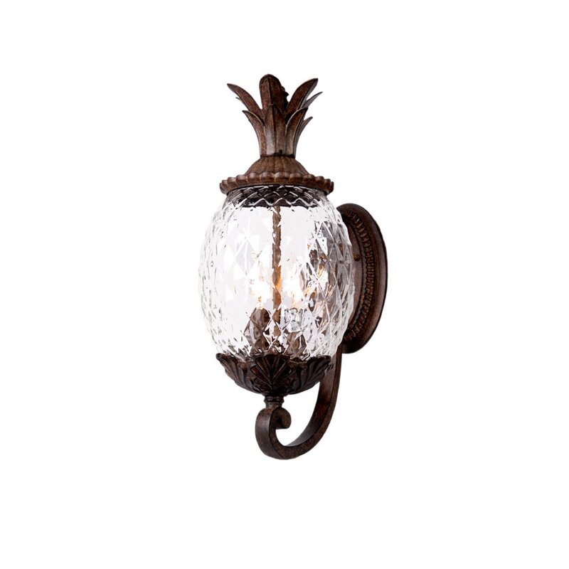 Beachcrest Home Kyra 3-Light Outdoor Sconce & Reviews ...