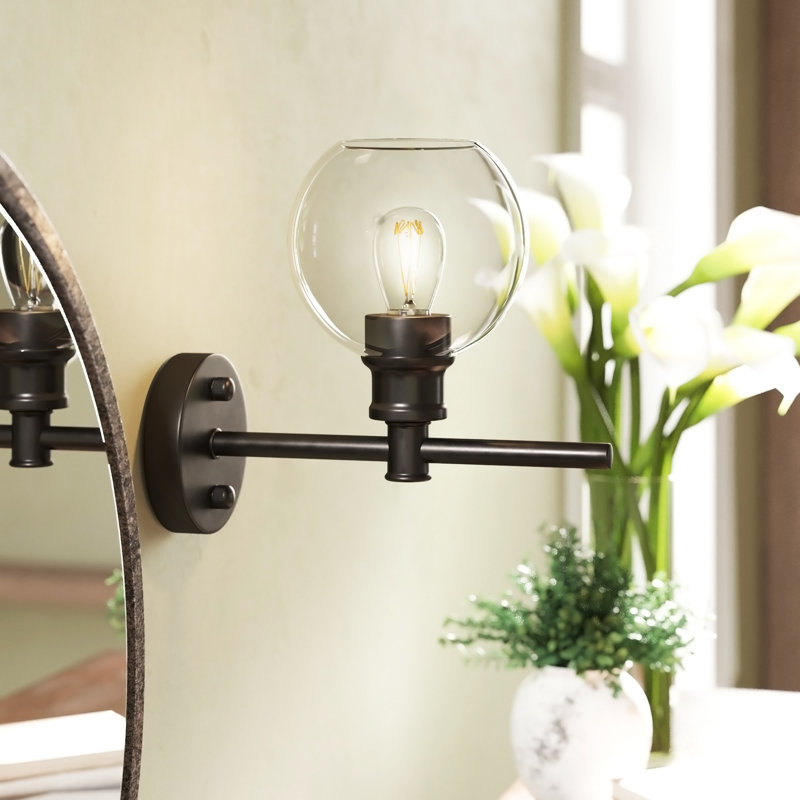 Wrought Studio Vallie 1Light Armed Sconce & Reviews Wayfair