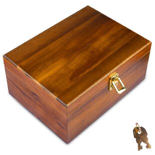 French Rubbed Finish Large Cedar Keepsake Box 13 x 4 1/4 x 3 1/2 H Inches 