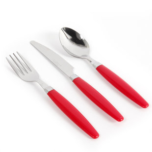 Find Red Flatware Sets For Your Kitchen Wayfair Quickview Blue Red