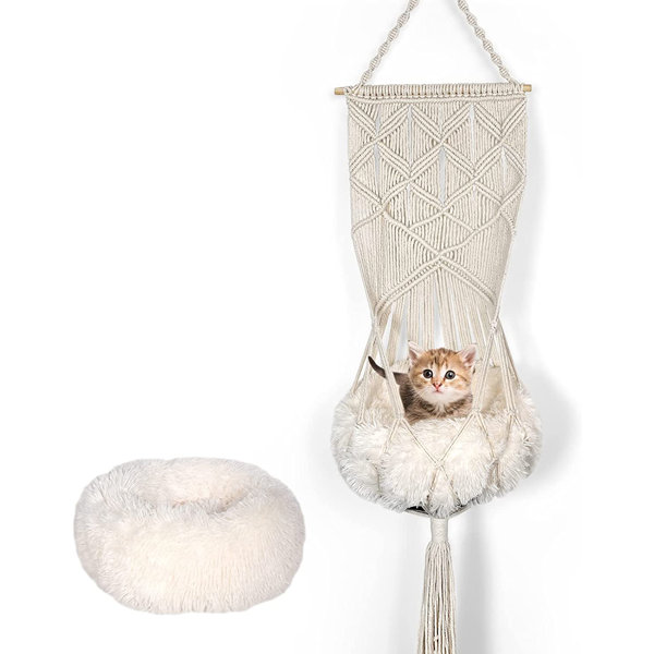 boho cat bed