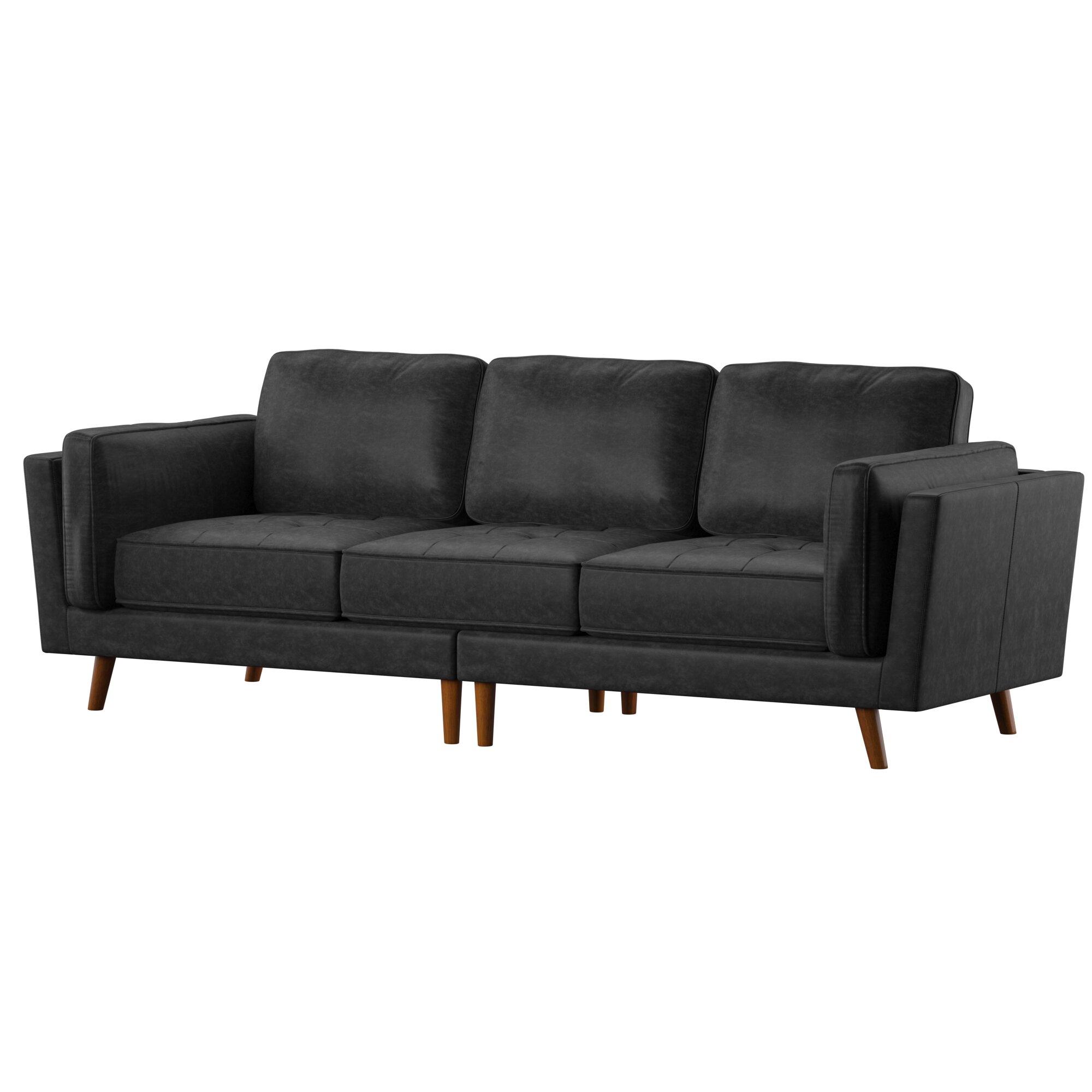 80 Inch Leather Sofa Wayfair