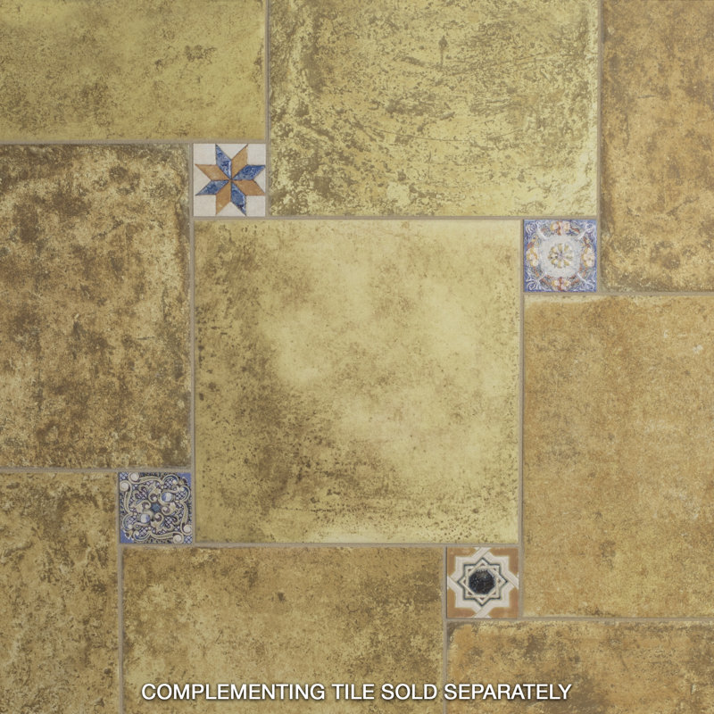 Elitetile Obila 2 75 X 2 75 Ceramic Trim Wall Medallions Tile In