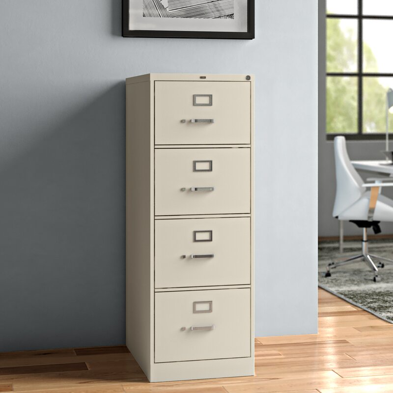 File Cabinets Vertical File Cabinets 26 1 2d Light Gray Hon 310 Series Four Drawer Letter Size Vertical File Softwarelogicsolutions Com