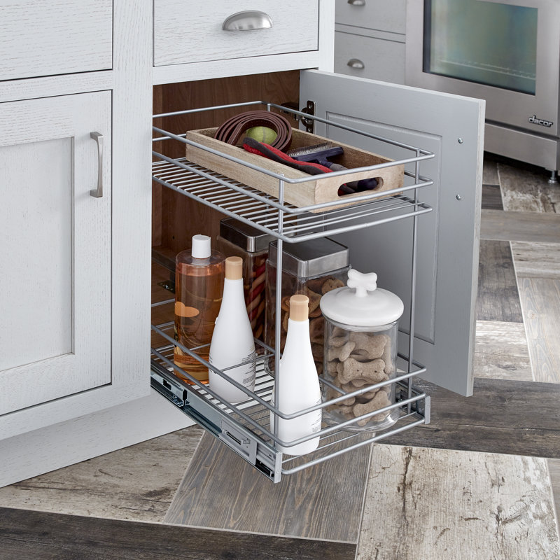ClosetMaid 2 Tier Kitchen Cabinet Pull Out Drawer ...