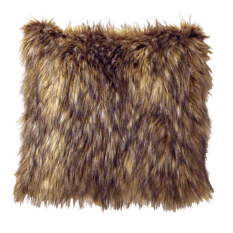 Thomas Collection Fox Faux Fur Throw Pillow Wayfair