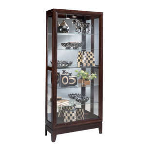 Go to store & view more images Philip Reinisch Co. Urbane Lighted Curio Cabinet