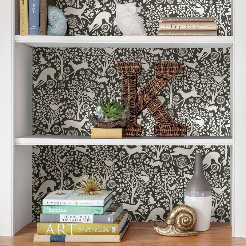 Duvall Merriment 18 L X 20 5 W Smooth Peel And Stick Wallpaper