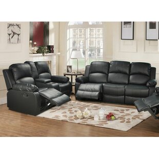 Farah Faux Leather Reclining Living Room Set by Beverly Fine Furniture