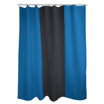 royal blue shower curtain