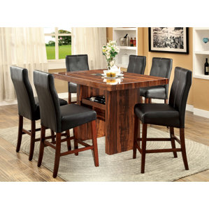 Carroll 7 Piece Counter Height Pub Table Set by Hokku Designs