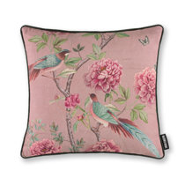 pink patterned cushions