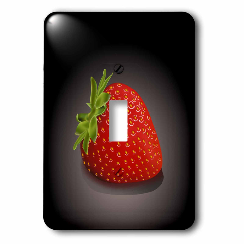 3drose Strawberry 1 Gang Toggle Light Switch Wall Plate Wayfair