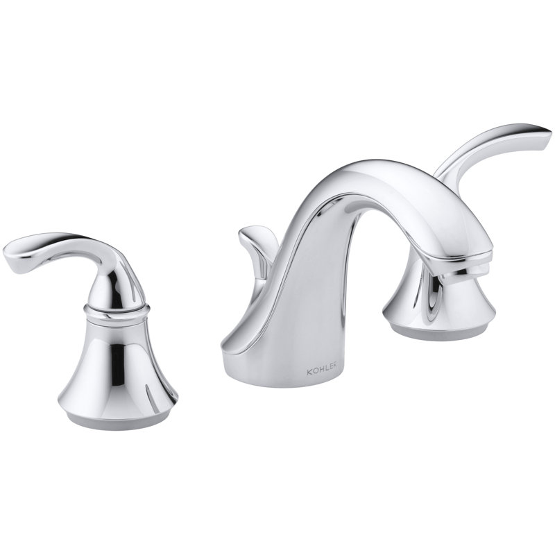K 10272 4 Cp Bn Kohler Forte Widespread Bathroom Faucet With Drain Assembly Reviews Wayfair