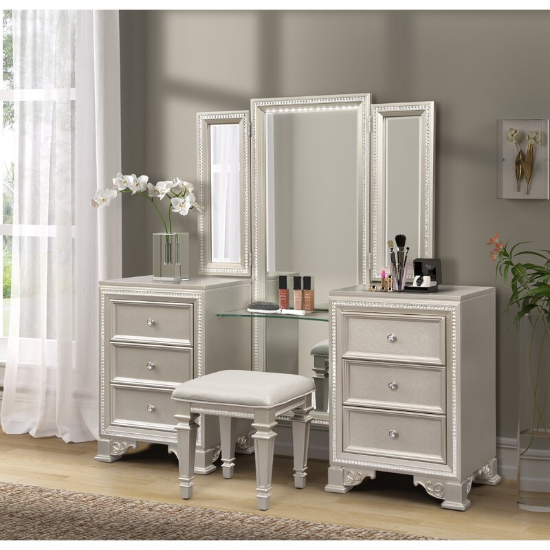Fairfax Home Collections Tiffany Solid Wood Vanity Set ...
