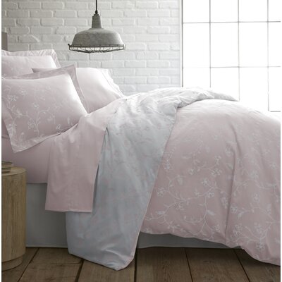 Three Posts Shantel Cotton Reversible Comforter Set Size King