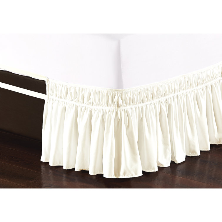 De Moocci Easy Wrap Platform Free Dust Ruffle 16 Bed Skirt Reviews Wayfair
