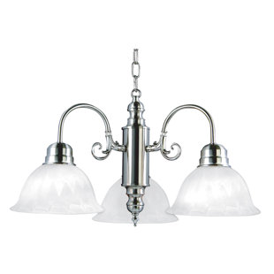 Go to store & view more images Barre 3-Light Shaded Chandelier by Three Posts