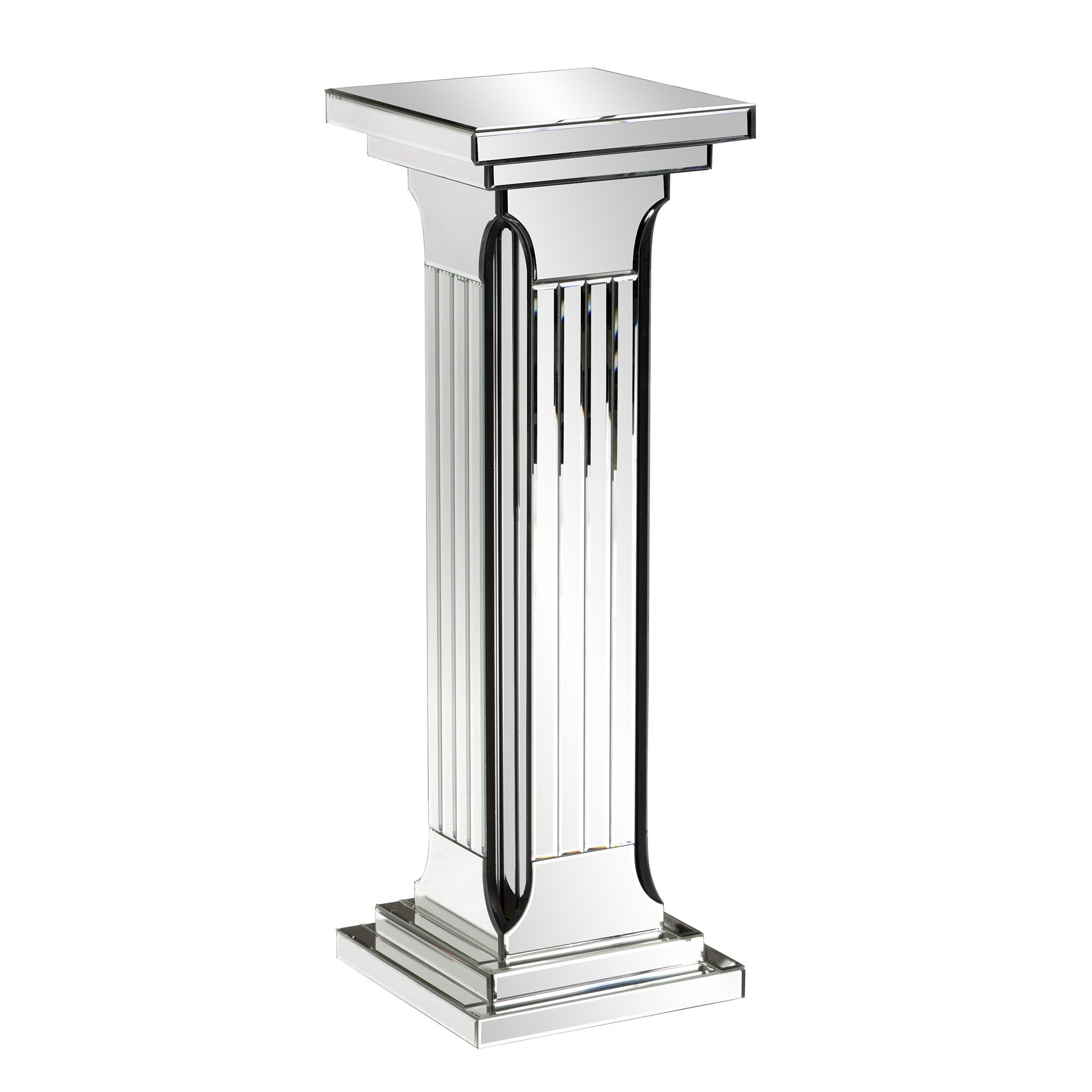 Rosdorf Park Rosalynn Mirrored Plant Stand Reviews Wayfair