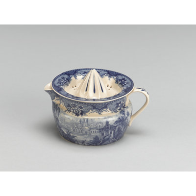AA Importing Porcelain Transferware Juicer AA Importing