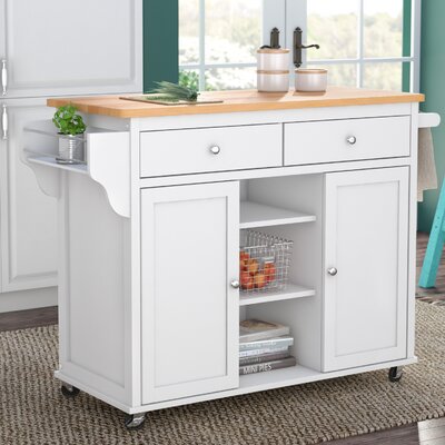 Trash Bin Compartment Kitchen Islands & Carts You'll Love in 2019 | Wayfair