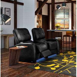 Go to store & view more images Latitude Run Large Blue LED Home Theater Curved Row Seating (Row of 2)