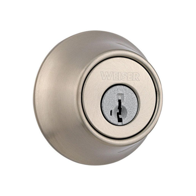 Weiser Steel Single Cylinder Deadbolt With Smartkey Wayfair