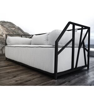 Nidum Deep Seated Patio Modern Daybed with Cushions