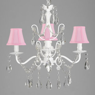 Go to store & view more images Hurtt 4-Light Shaded Chandelier by House of Hampton