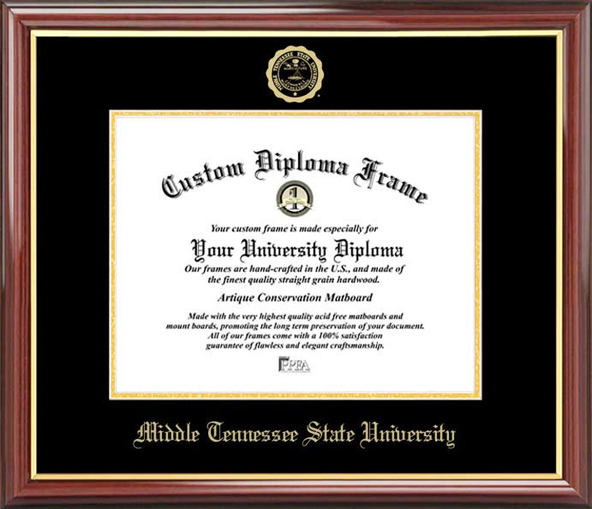 Diploma Frame Deals Middle Tennessee State University Petite Picture Frame