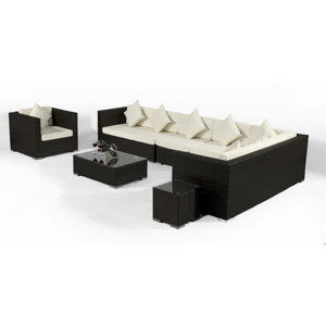 7-tlg. Sofa-Set mit Kissen von IHP24
