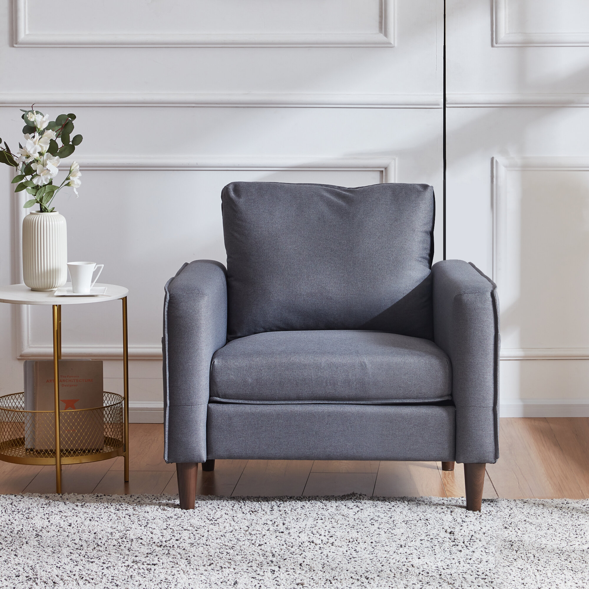 17 Stories Honebein Upholstered Armchair | Wayfair.co.uk